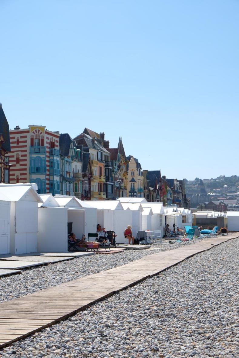 Villa Adele, Bow-Window Vue Mer - Appt 02 Mers-les-Bains Bagian luar foto