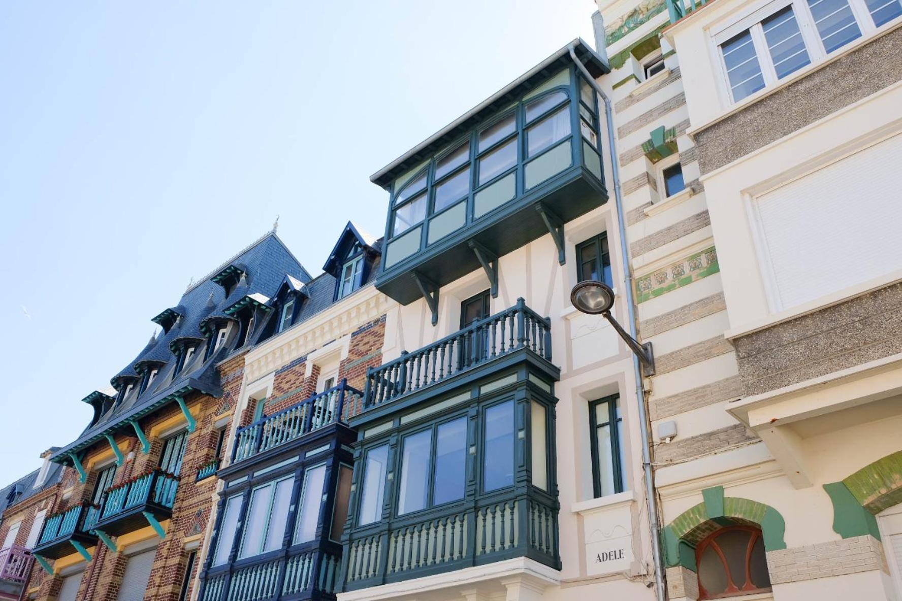 Villa Adele, Bow-Window Vue Mer - Appt 02 Mers-les-Bains Bagian luar foto