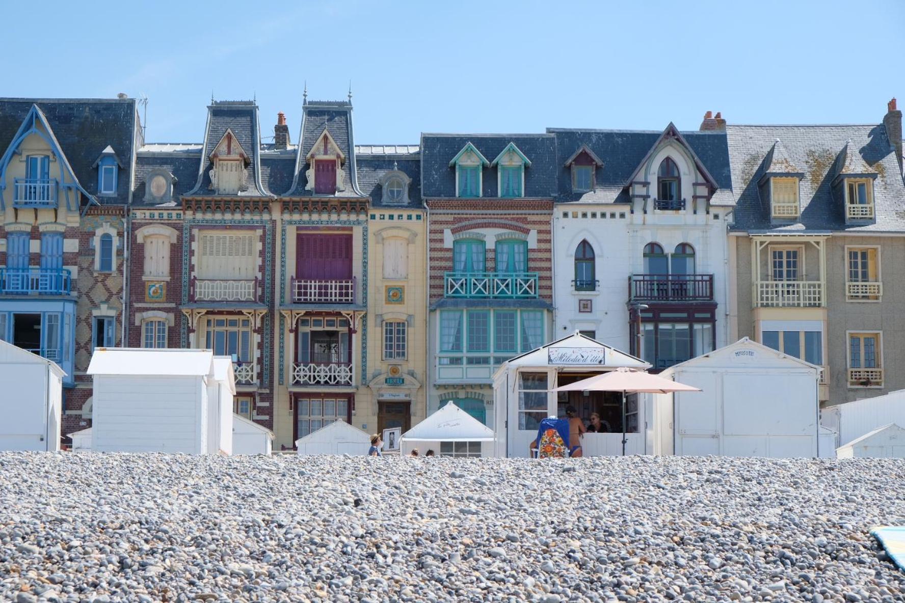 Villa Adele, Bow-Window Vue Mer - Appt 02 Mers-les-Bains Bagian luar foto