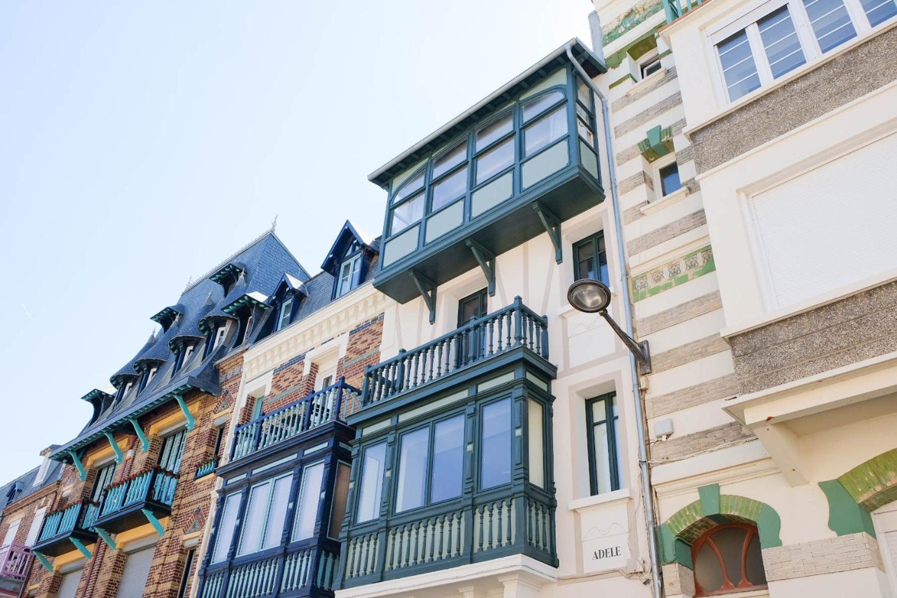 Villa Adele, Bow-Window Vue Mer - Appt 02 Mers-les-Bains Bagian luar foto